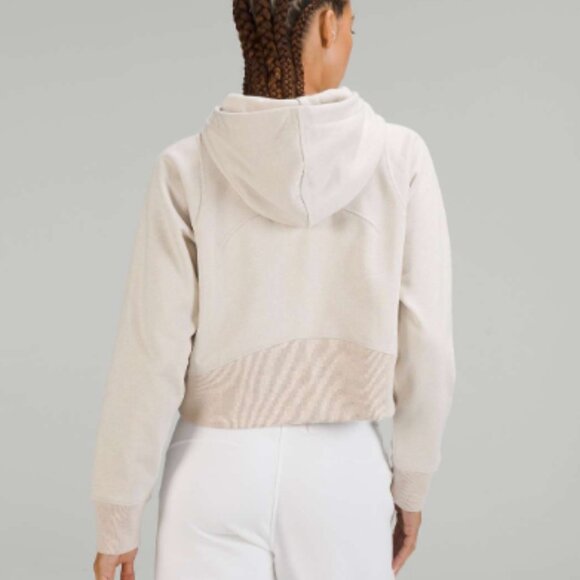 Lululemon Loungeful Cropped Hoodie *Spark Bone / Beige S - Picture 2 of 12